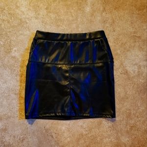 Windsor Faux Leather Skirt